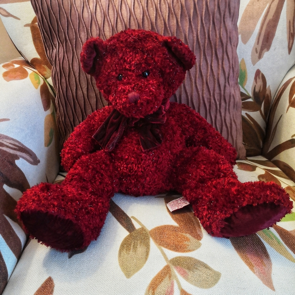 Red Sparkle Russ Bear
